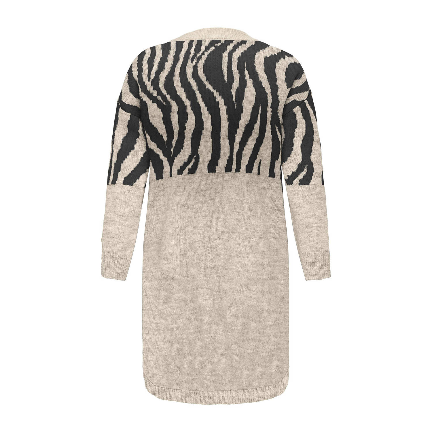ONLY CARMAKOMA jurk CARJADE met dierenprint beige zwart