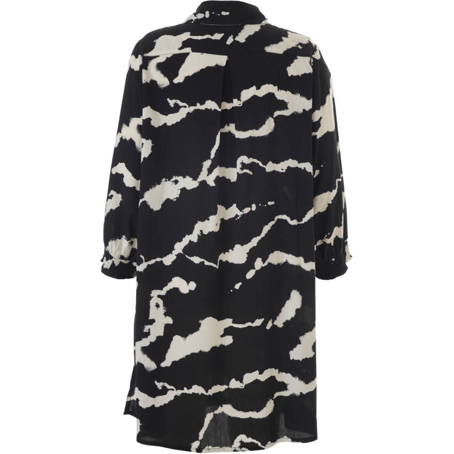 STUDIO tuniek met all over print zwart wit