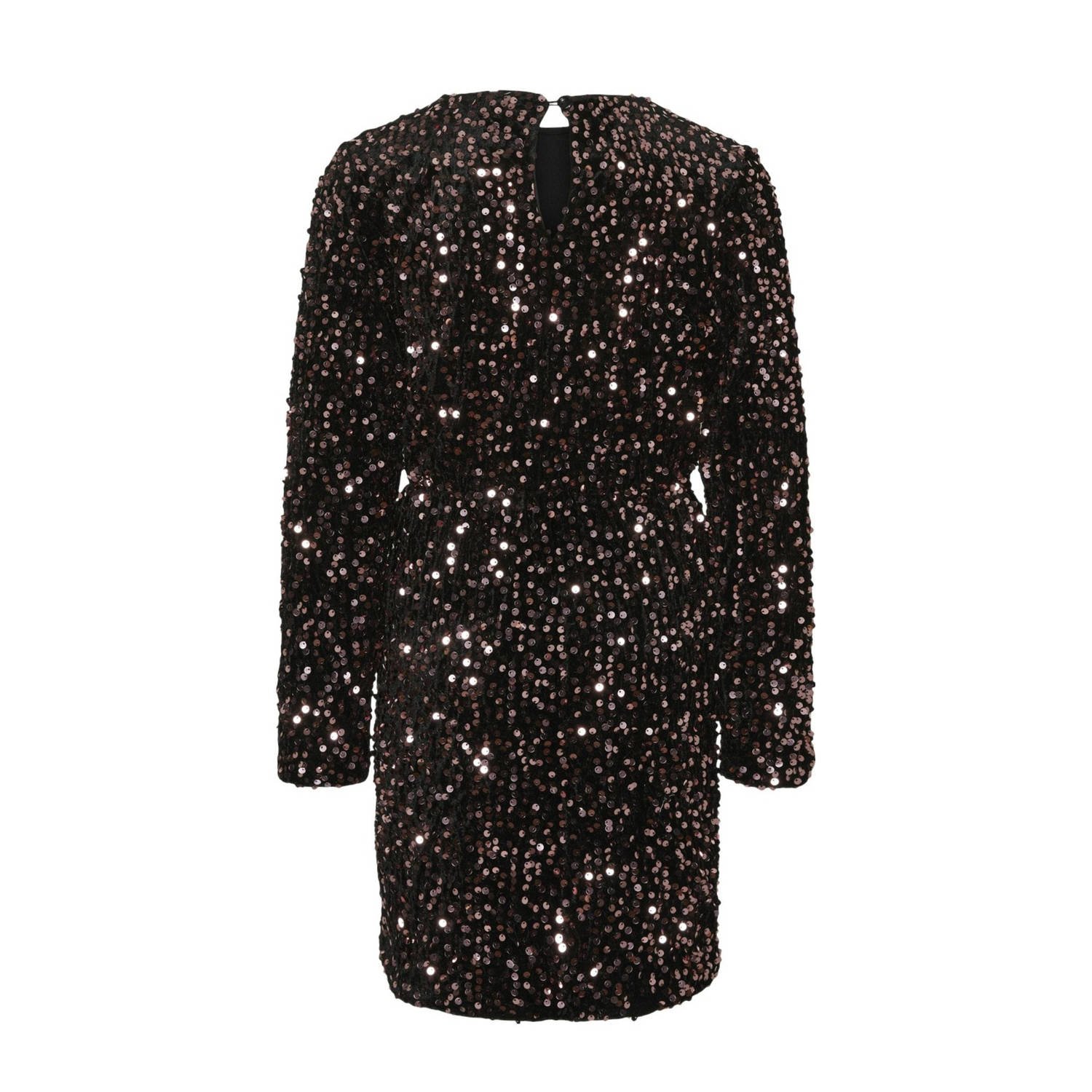 VERO MODA GIRL jurk VMBELLA zwart rozegoud