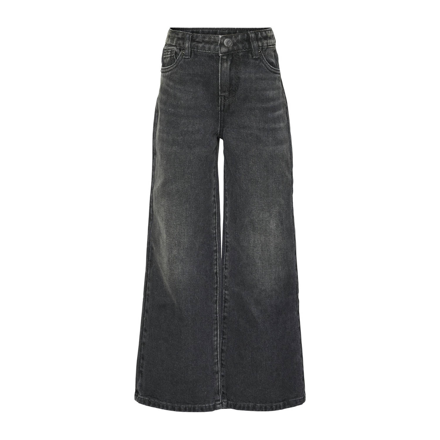 VERO MODA GIRL high waist wide leg jeans VMDAISY medium grey denim