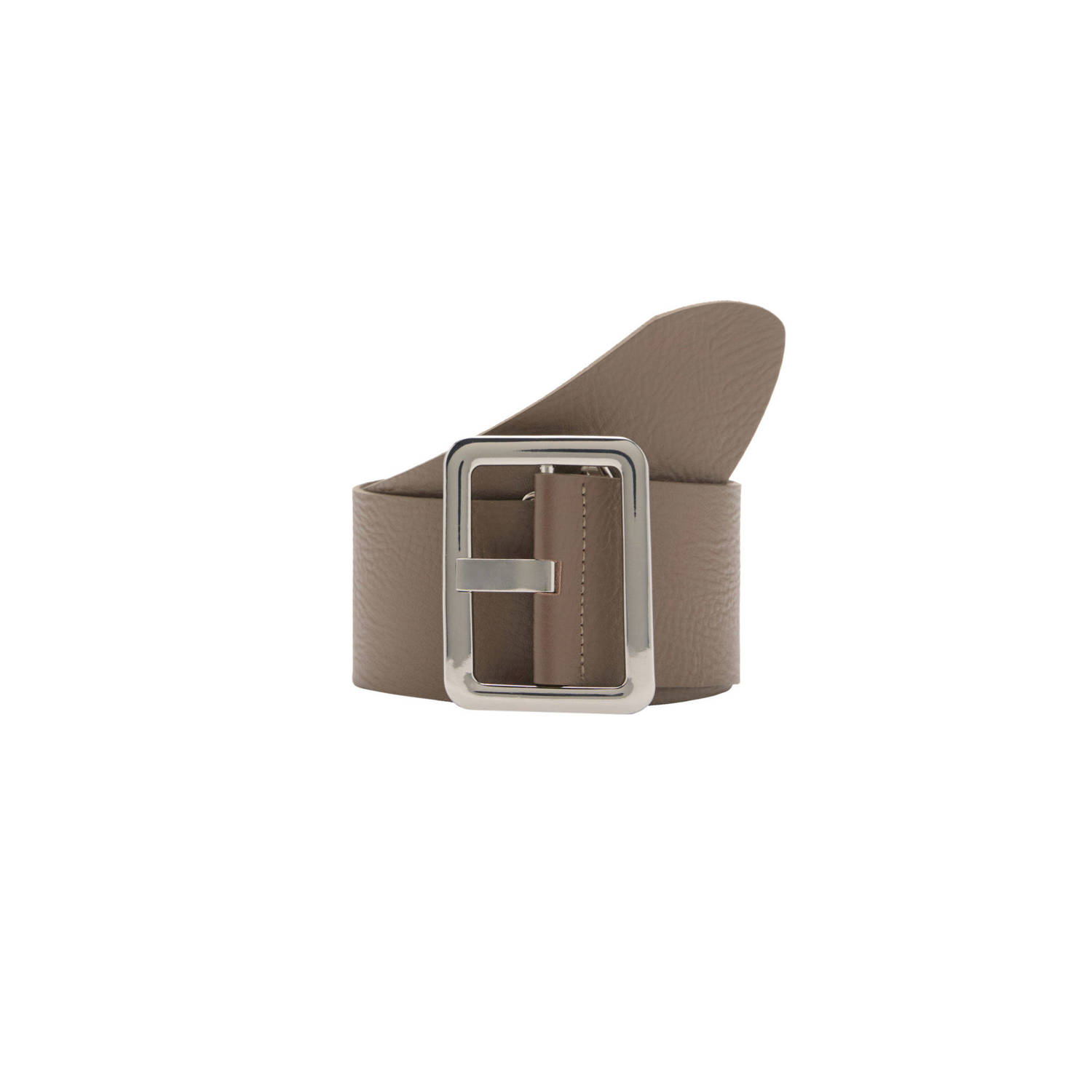 Mango leren riem bruin