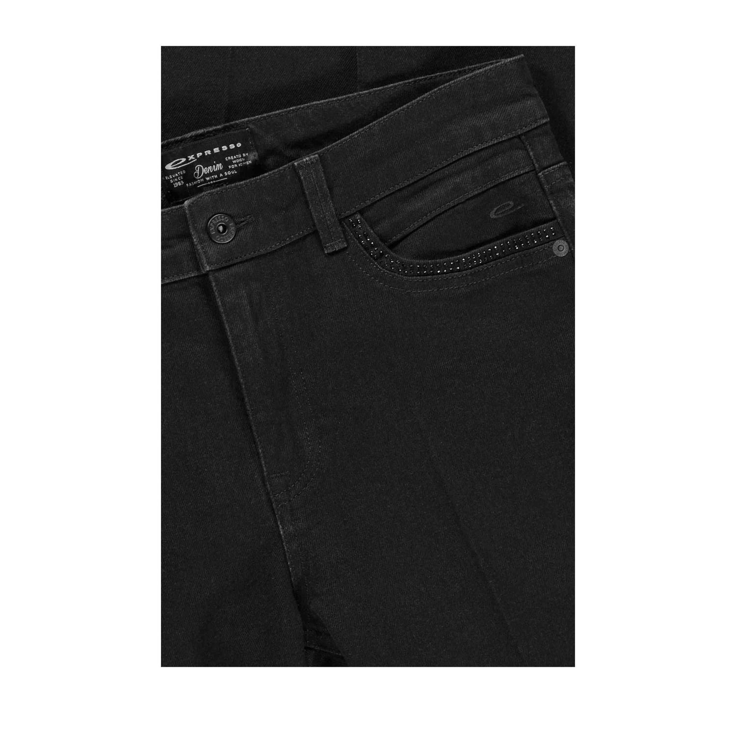 Expresso high waist flared jeans zwart