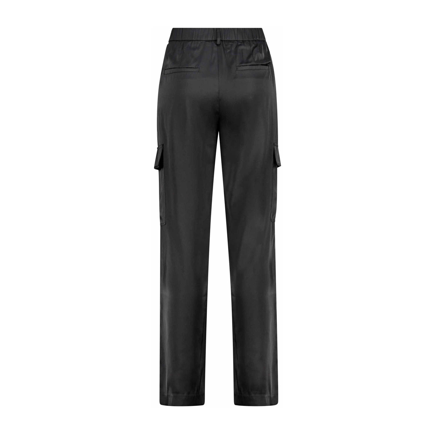 Expresso straight cargo broek zwart