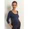 Claudia Sträter top donkerblauw gebreid