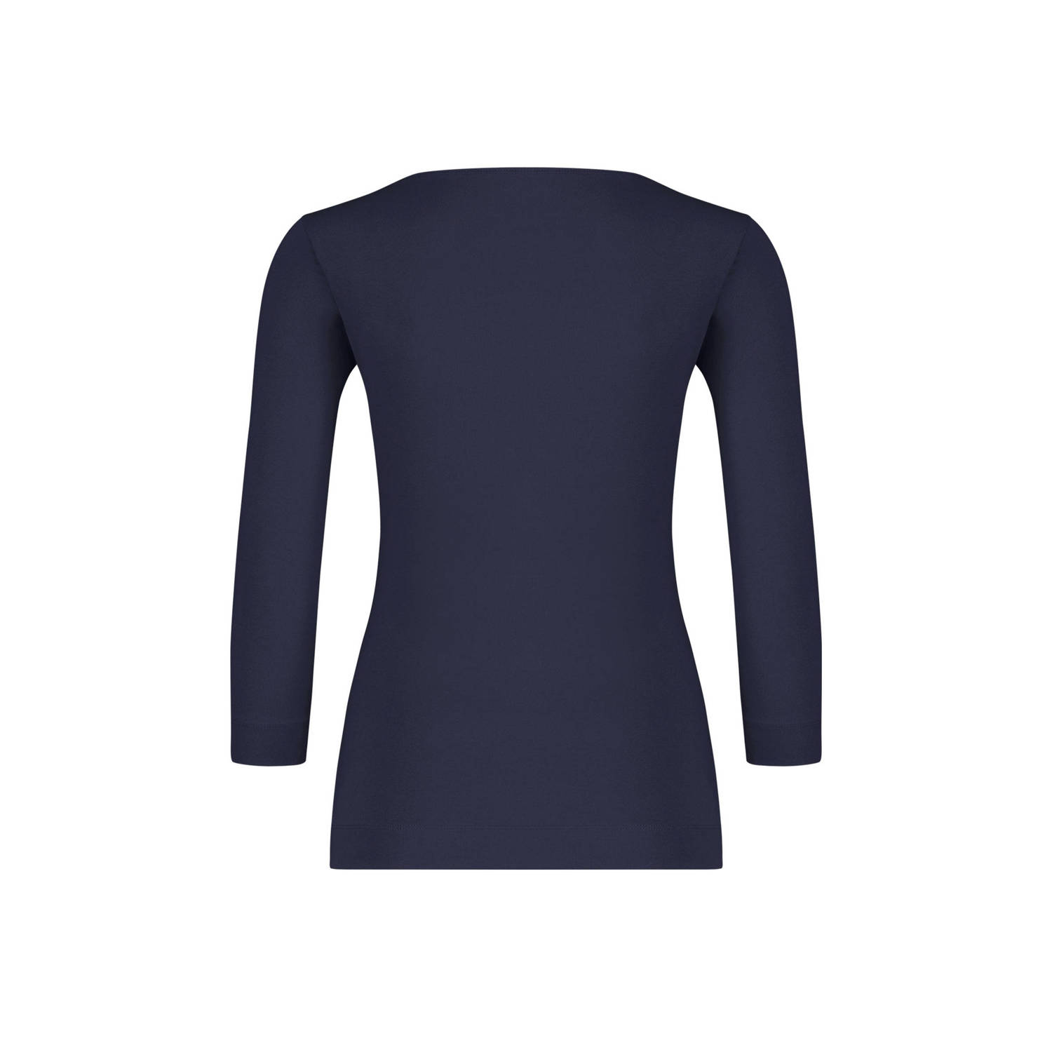 Claudia Sträter top donkerblauw gebreid