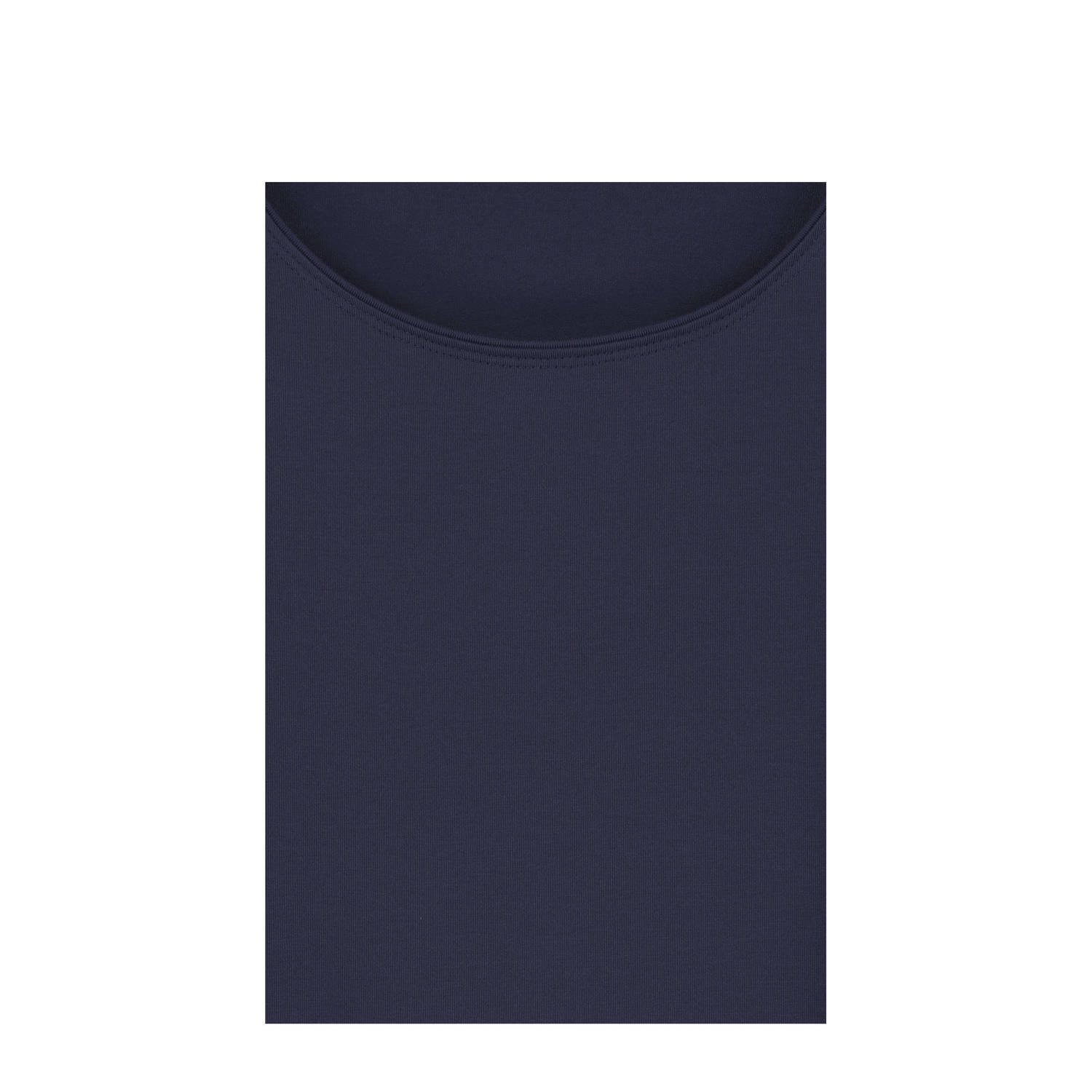 Claudia Sträter top donkerblauw gebreid