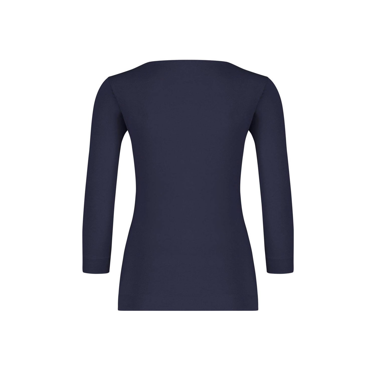 Claudia Sträter top donkerblauw gebreid