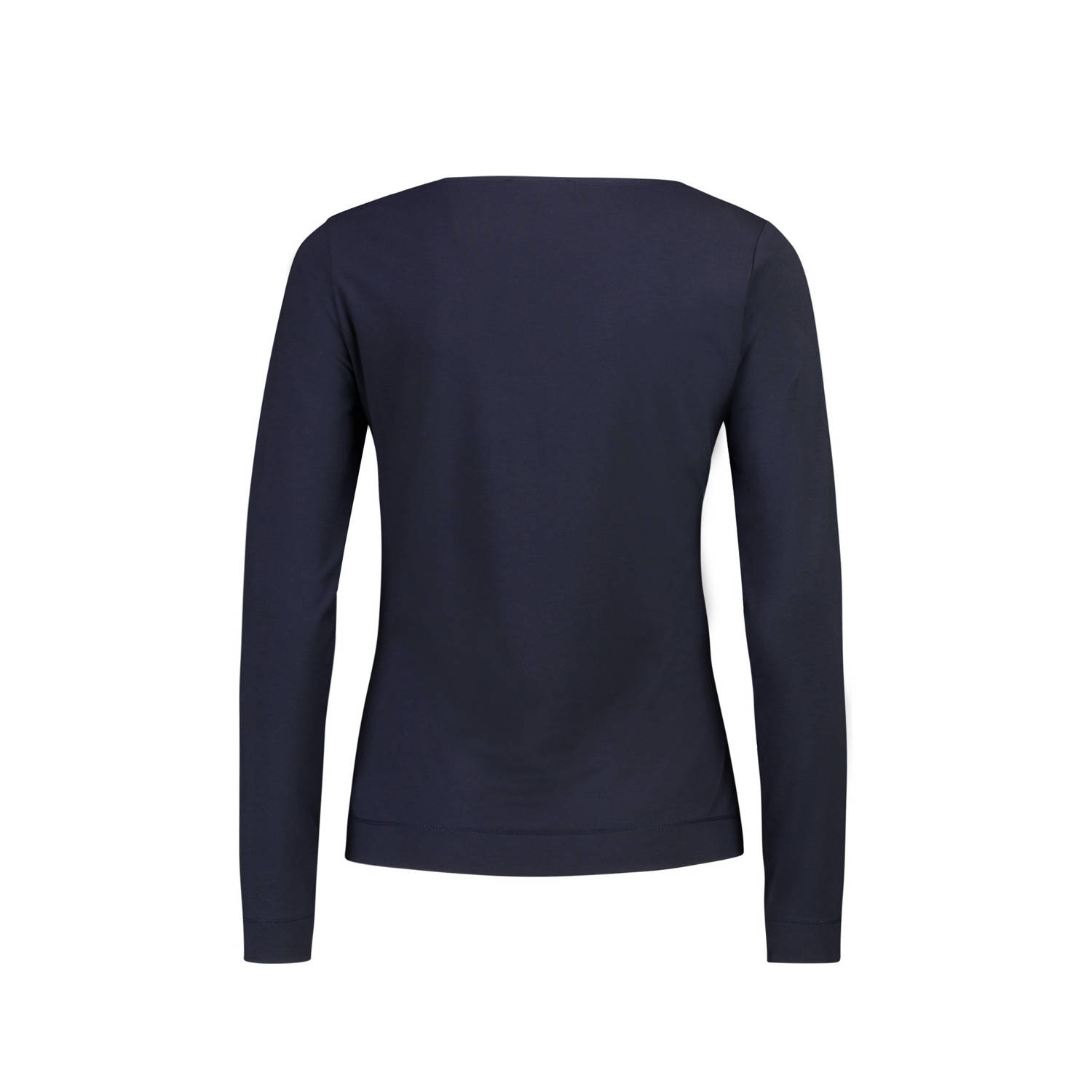 Claudia Sträter longsleeve donkerblauw gebreid
