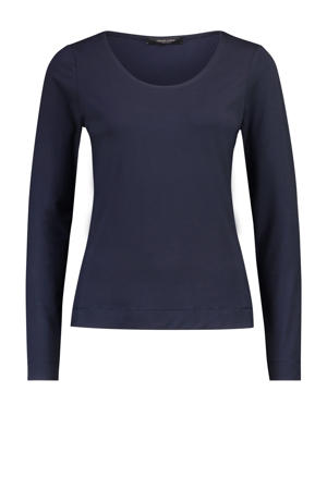 longsleeve donkerblauw gebreid