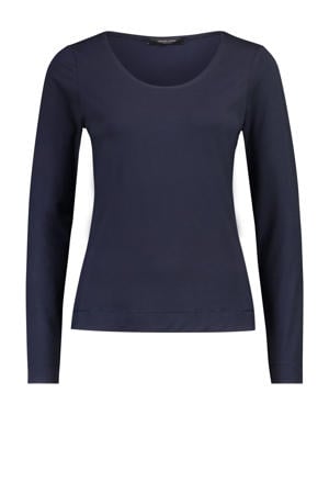 longsleeve donkerblauw gebreid