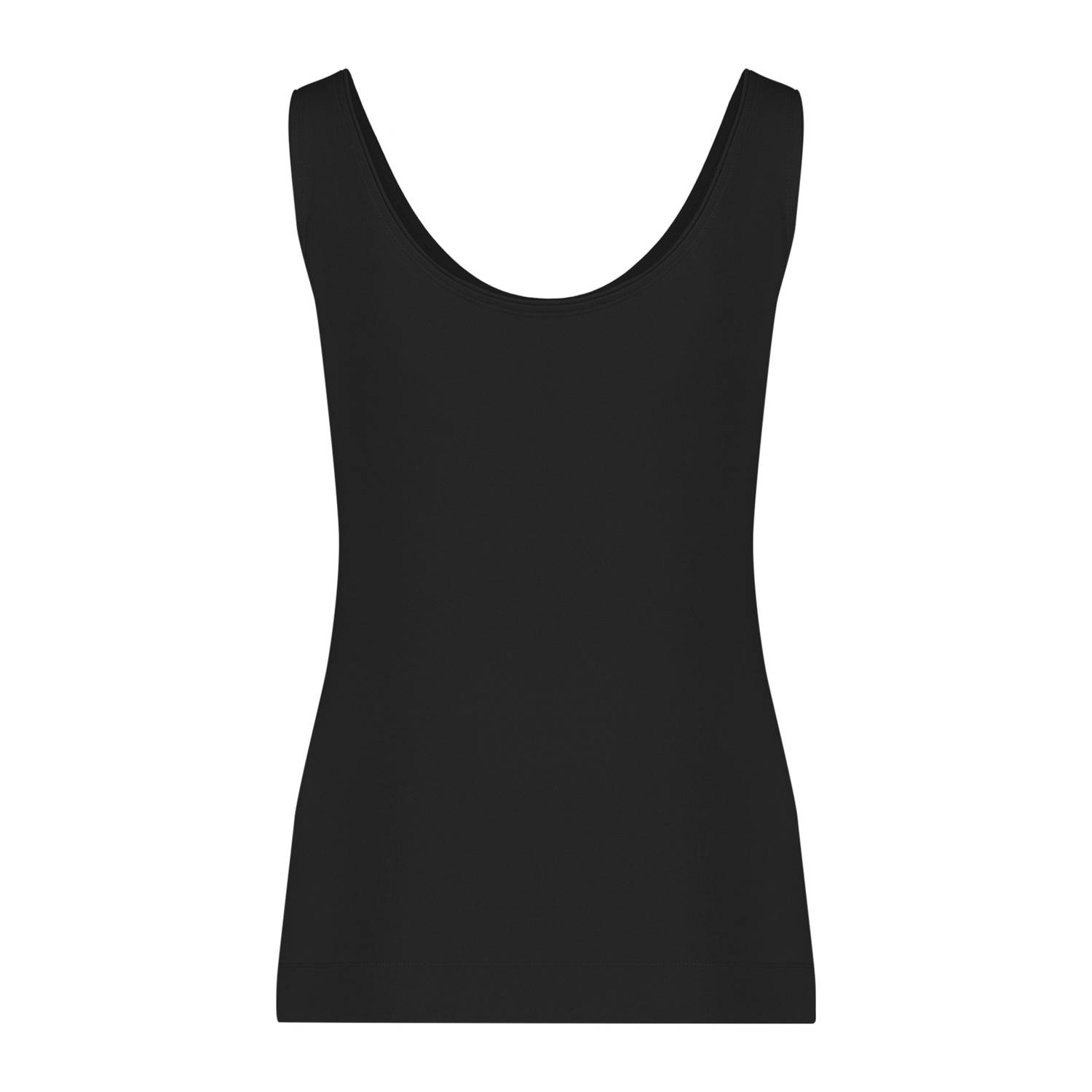 Claudia Sträter singlet zwart gebreid