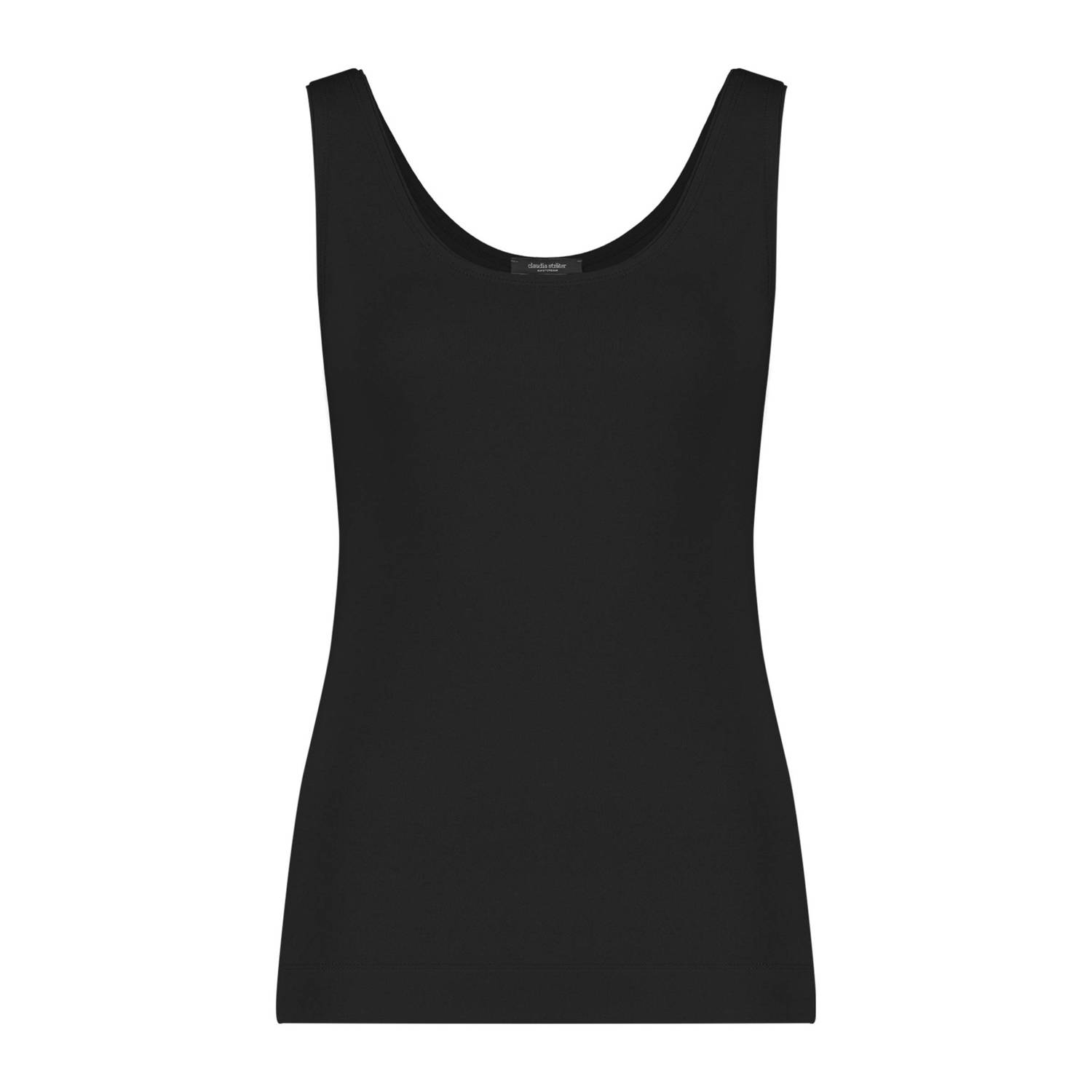 Claudia Sträter singlet zwart gebreid