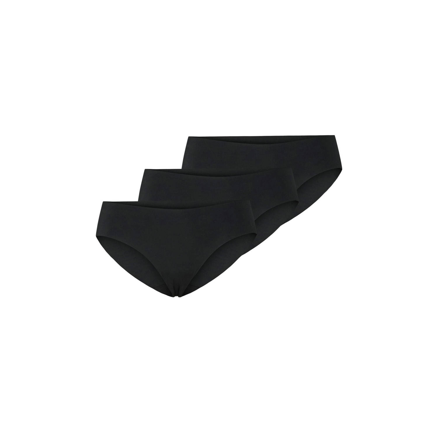 PIECES slip PCNAMEE (set van 3) zwart