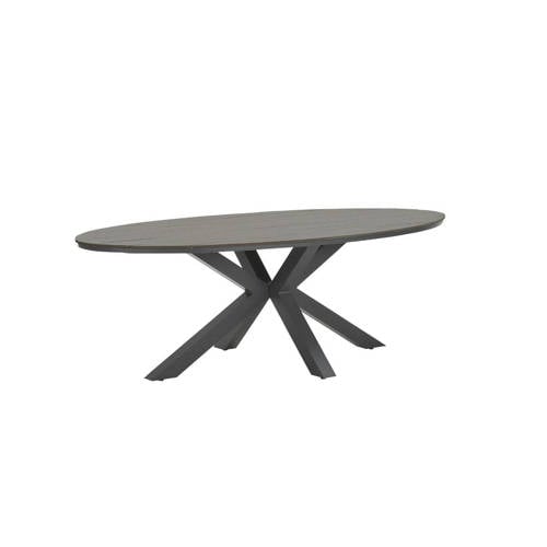 Wehkamp Garden Impressions Edison tafel 220x115xH75 - grijs/ grijs teak aanbieding