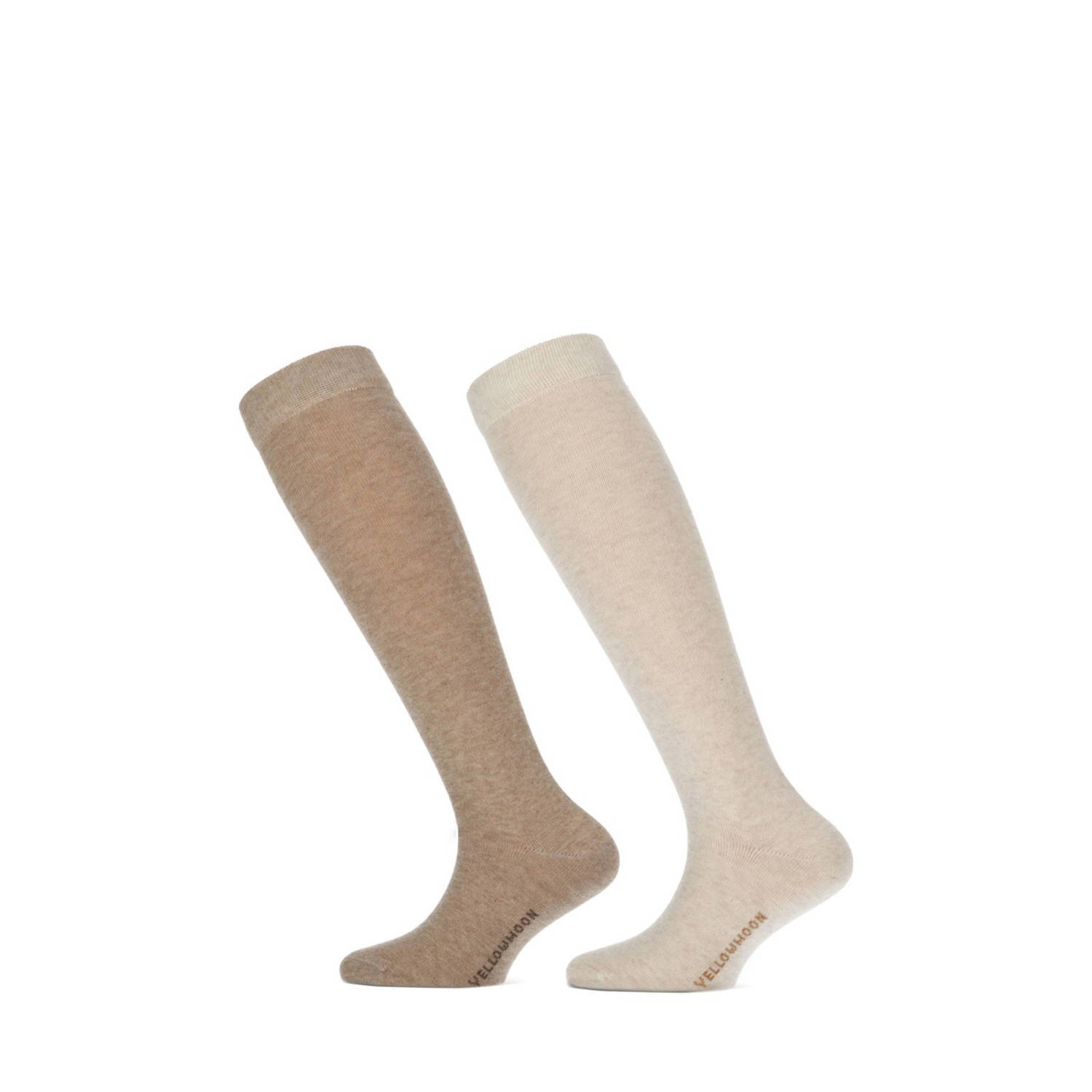 Yellow Moon Sokken set van 2 beige