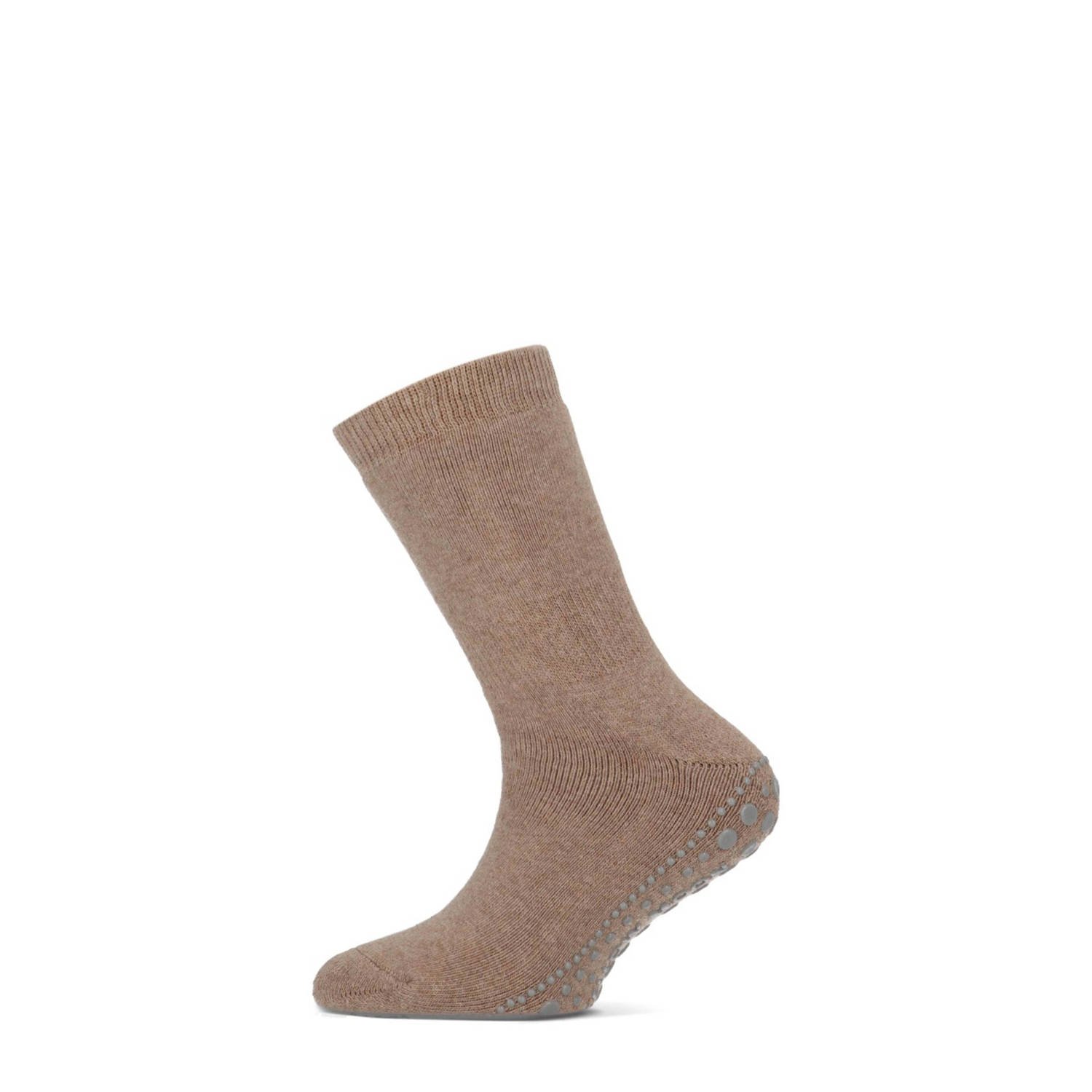 Yellow Moon Huissokken beige