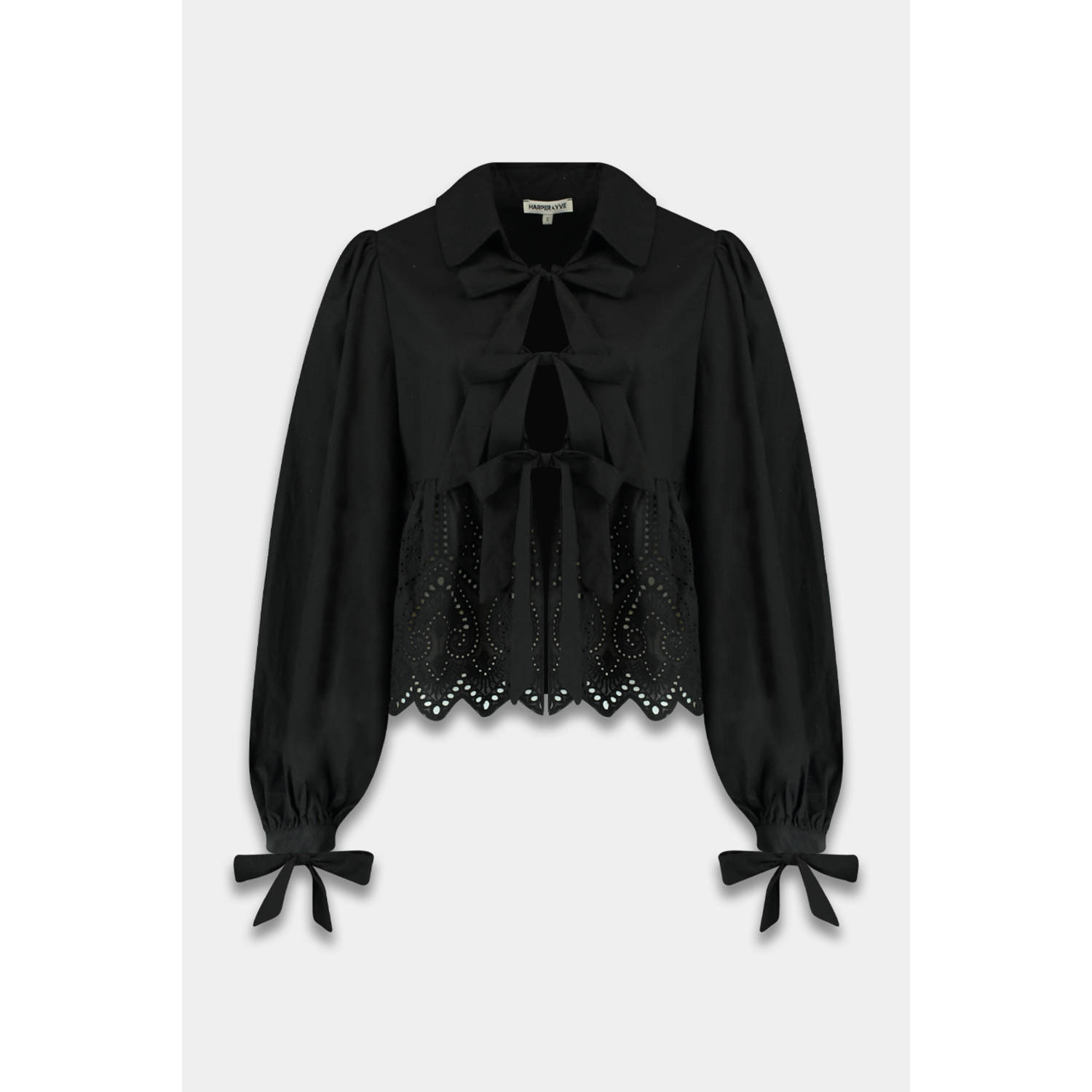 HARPER & YVE blouse MARAL-LS zwart