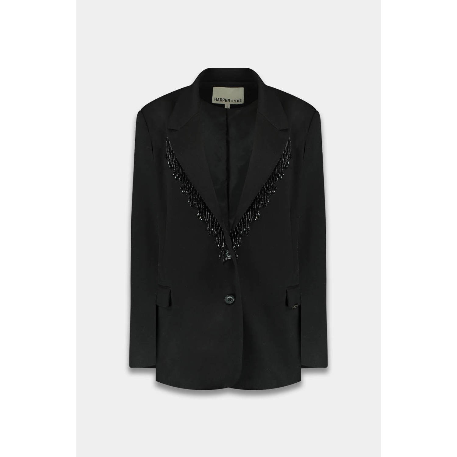 Harper & Yve Anna-bl Zwarte Blazers voor Dames Black Dames