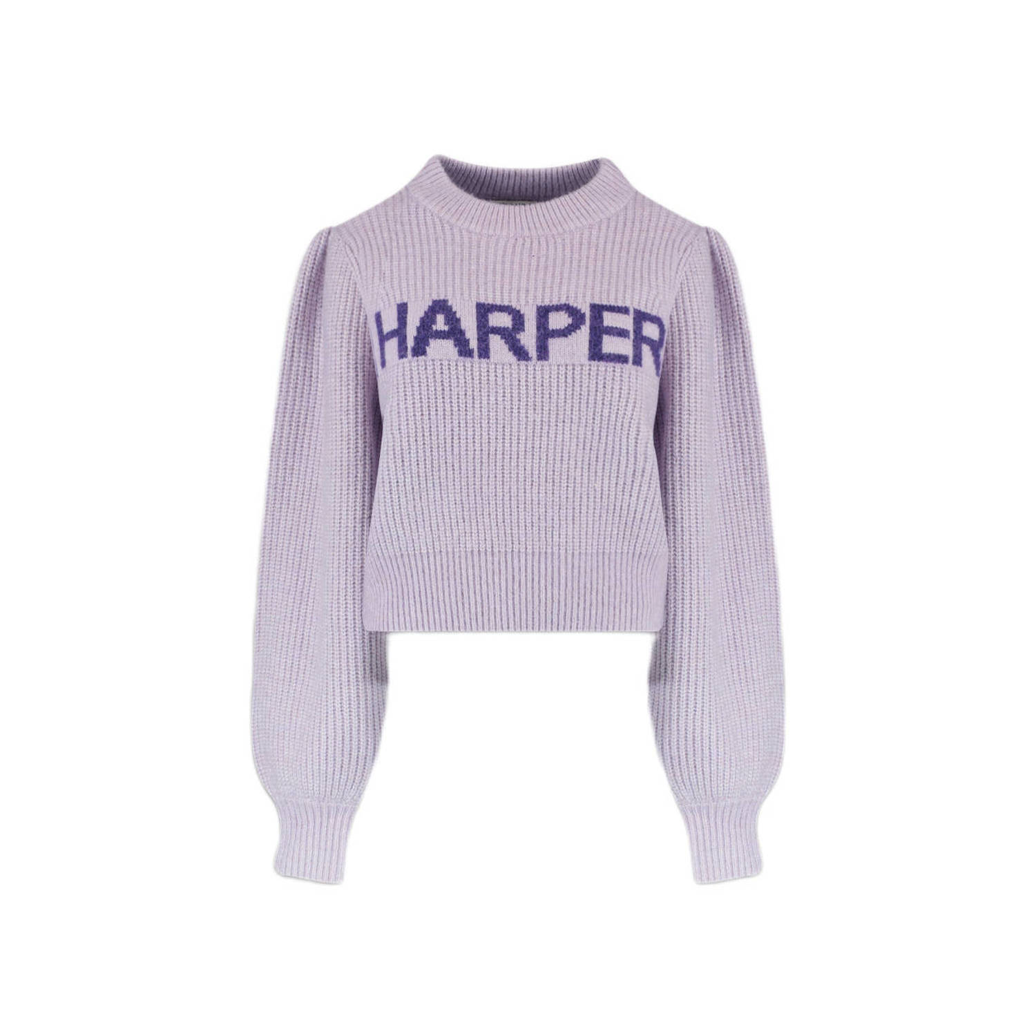 HARPER & YVE wollen gebreide trui lila