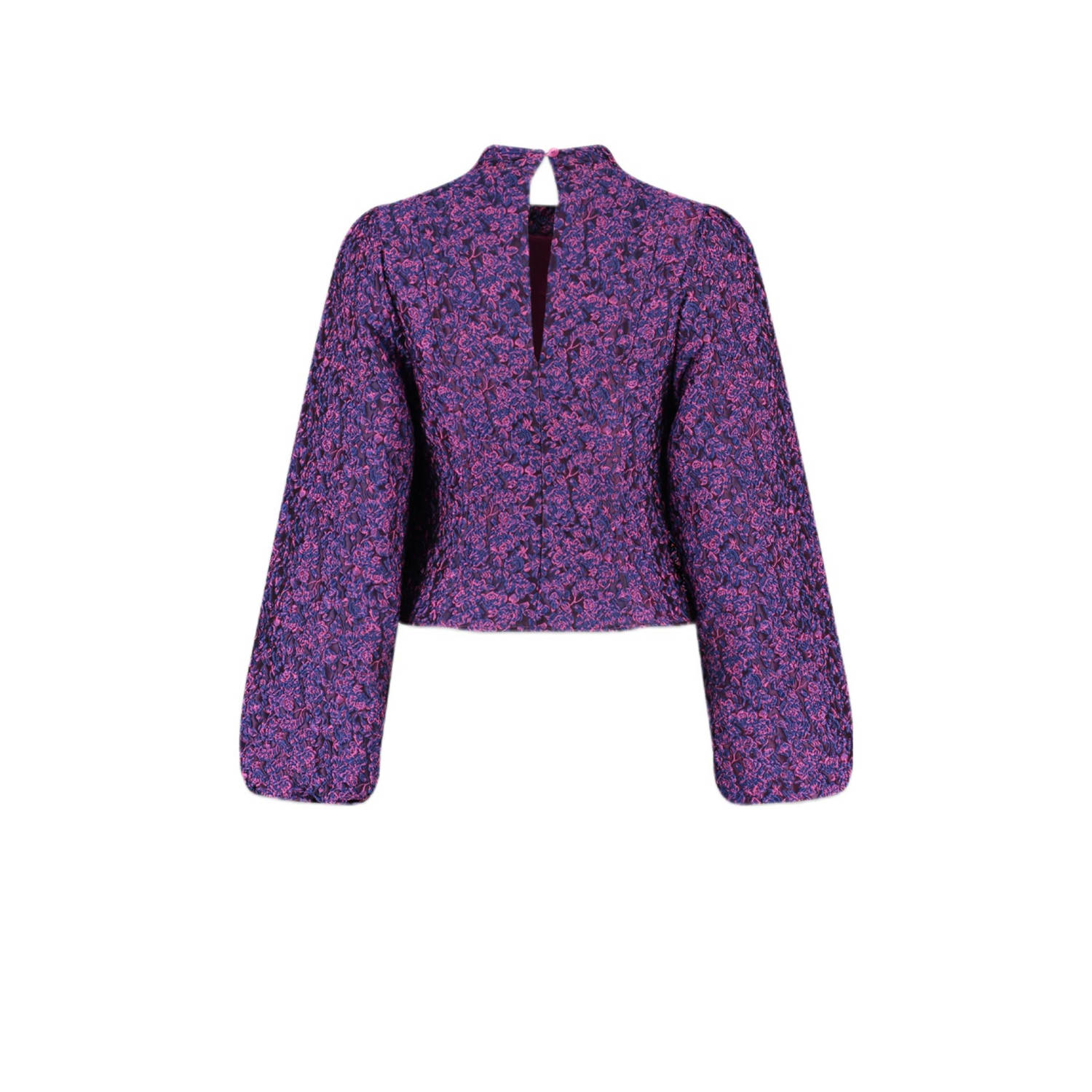 HARPER & YVE gebloemde top FLOOR-LS paars