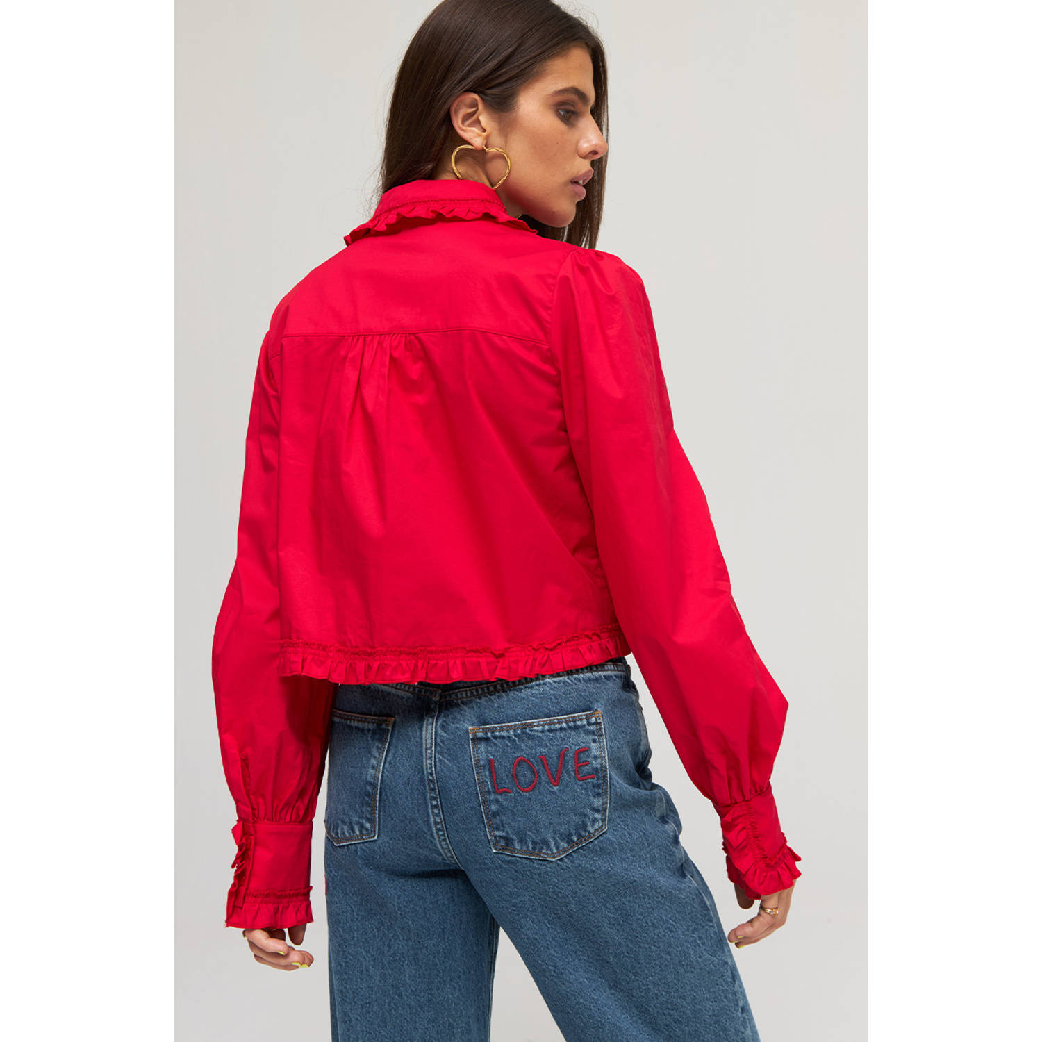 HARPER & YVE blouse ELLIE-LS rood