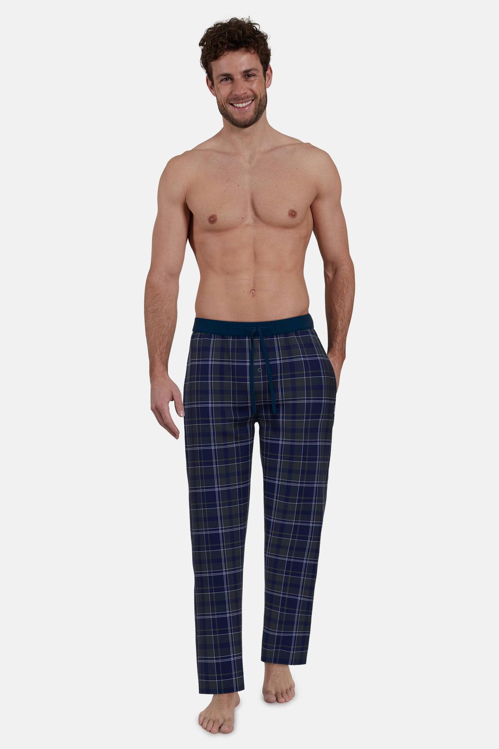 CECEBA pyjamabroek donkerblauw/antraciet