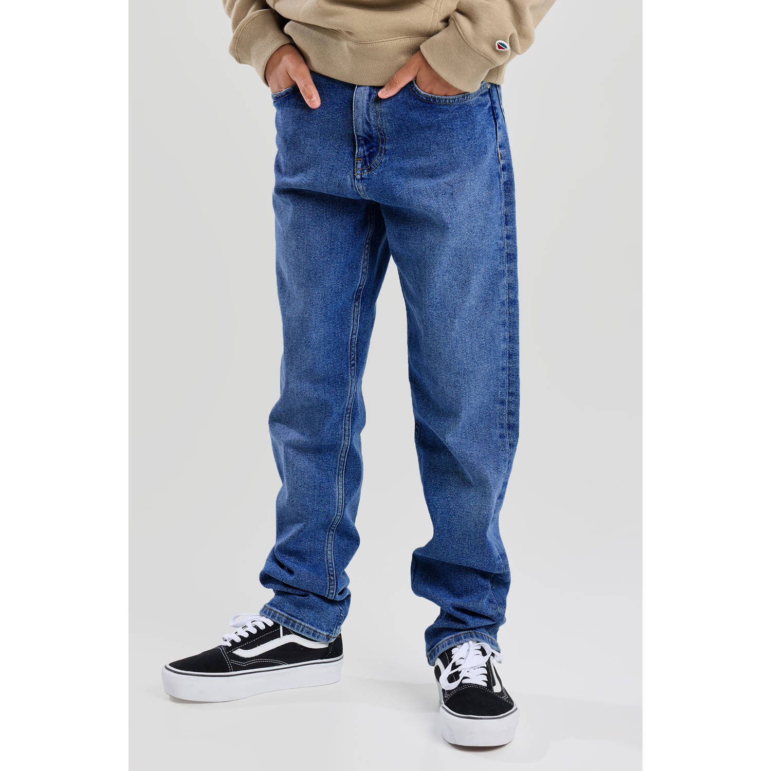 America Today regular fit jeans medium blue denim