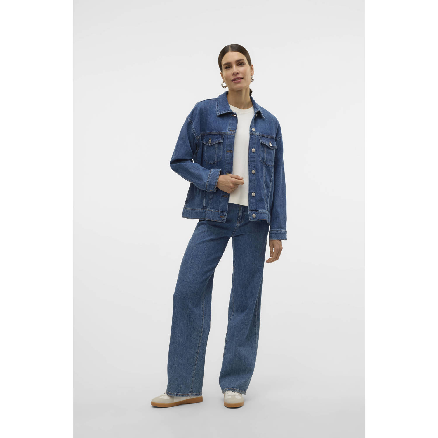 VERO MODA spijkerjasje VMTESSA medium blue denim