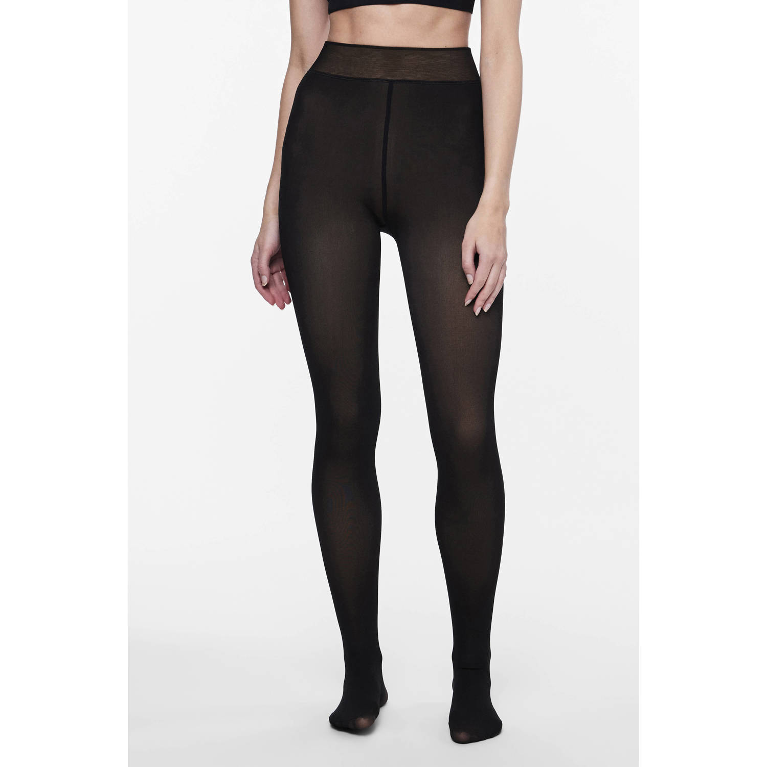 PIECES fleece panty PCSOPHIE zwart