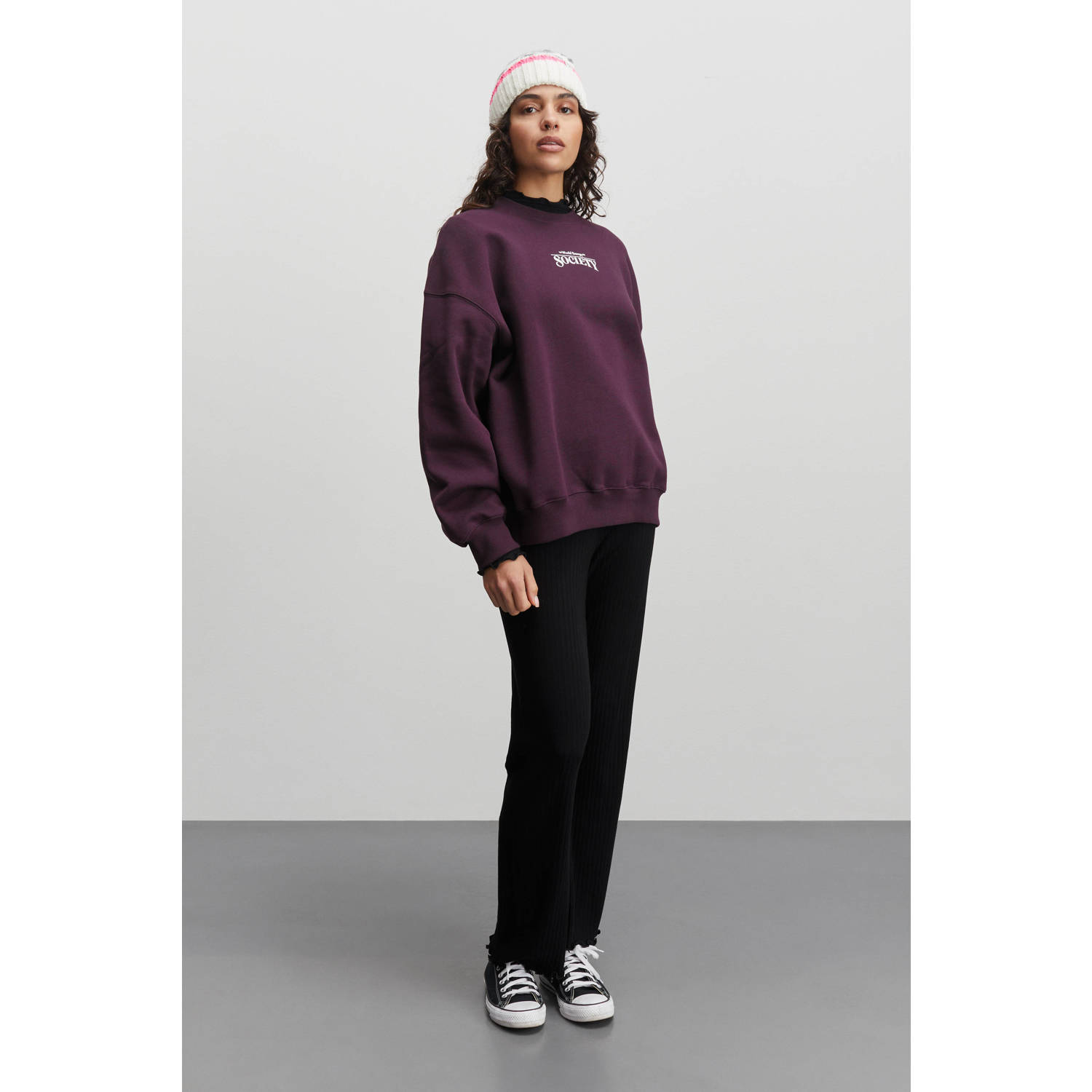 MADS NØRGAARD COPENHAGEN sweater donkerpaars