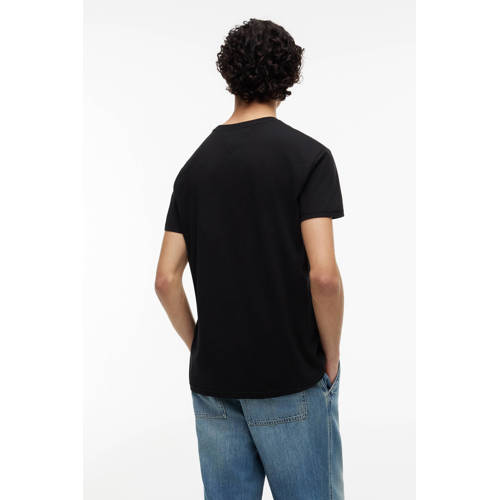 Tommy Jeans regular T-shirt zwart afbeelding