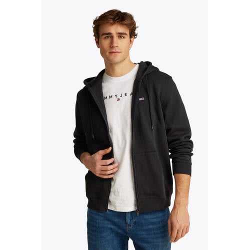 Tommy Jeans sweatvest zwart afbeelding