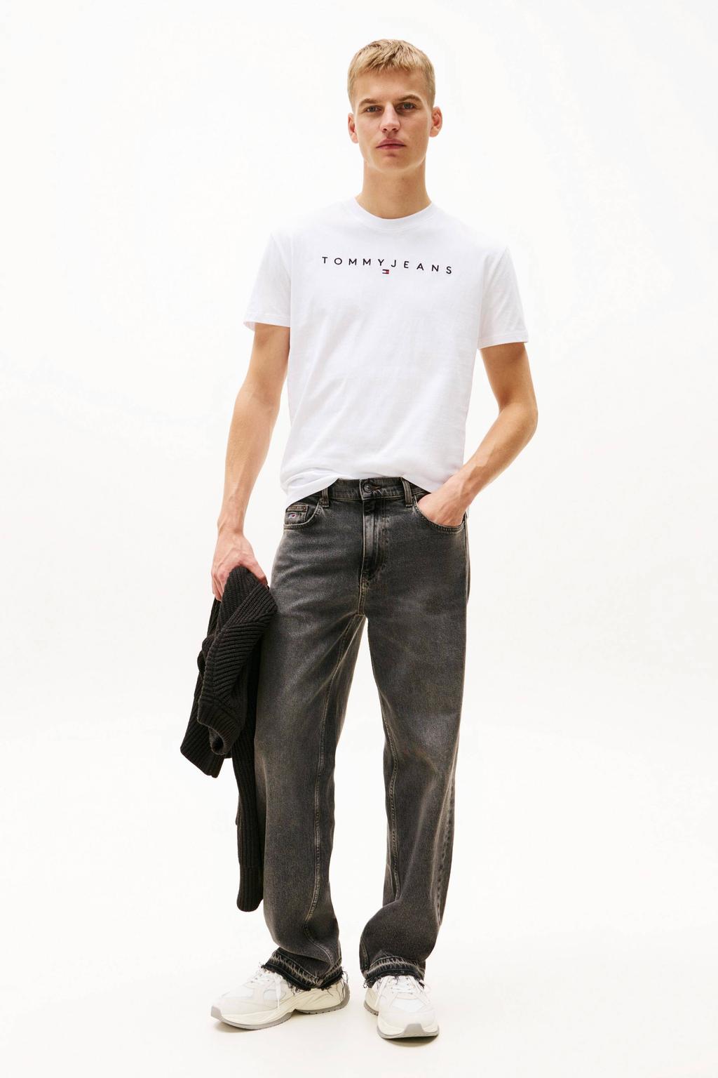Tommy Jeans regular T-shirt wit