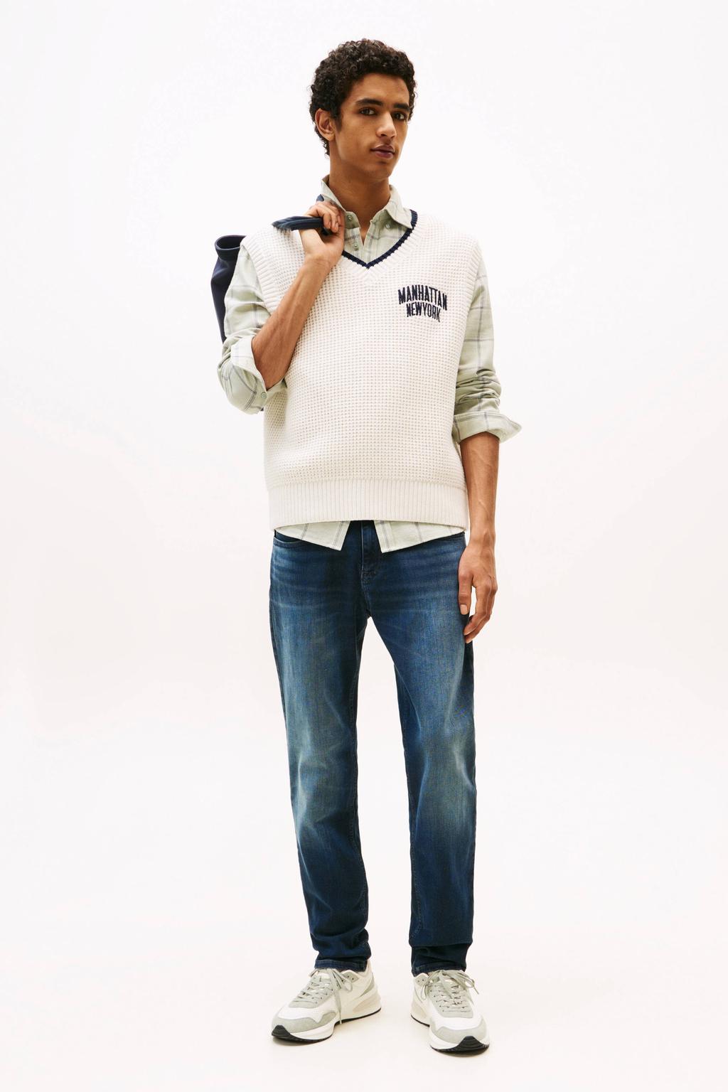 Tommy Jeans SCANTON slim fit jeans dark blue denim