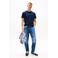 Tommy Jeans regular T-shirt donkerblauw