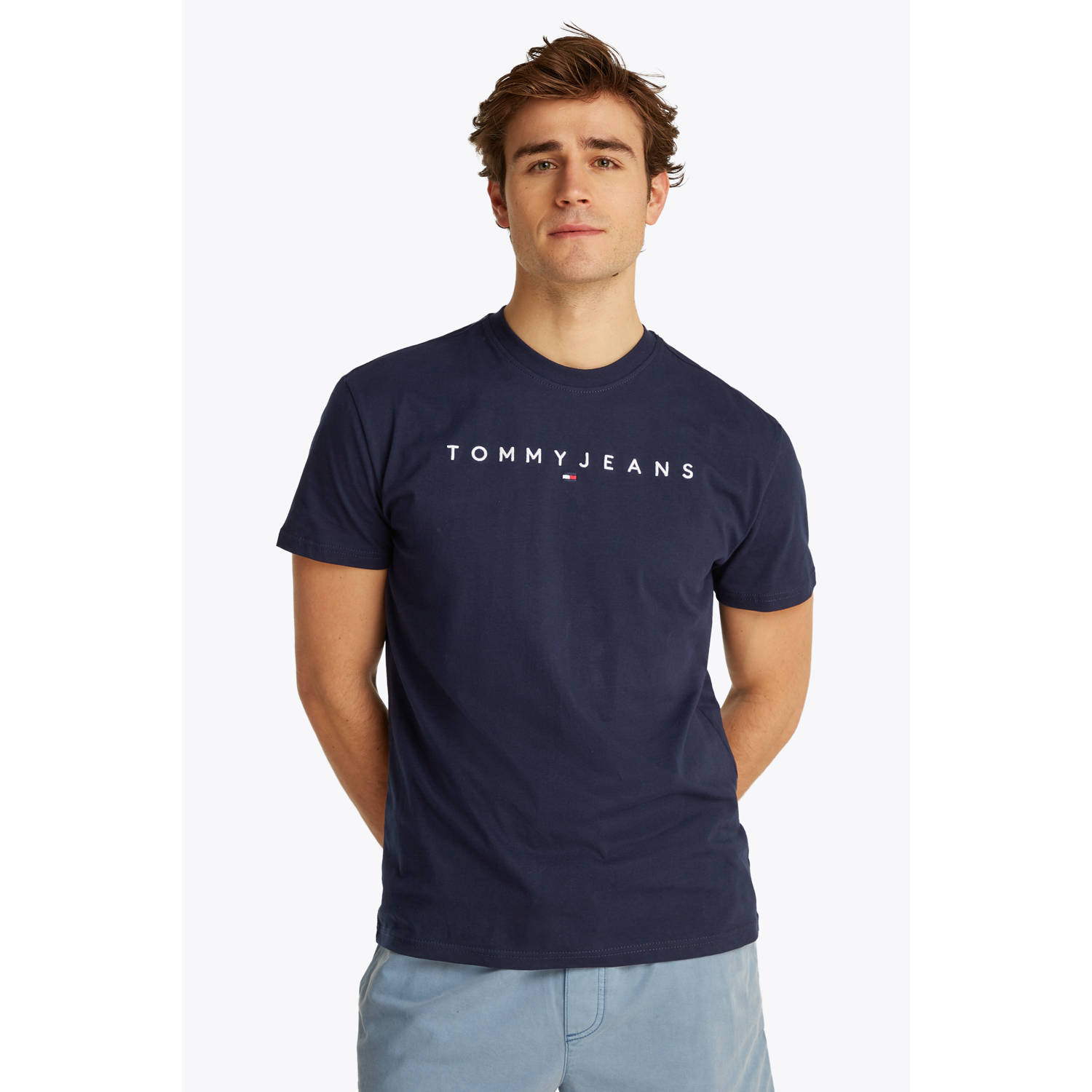 Tommy Jeans T-shirt donkerblauw