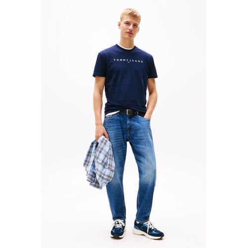 Tommy Jeans regular T-shirt donkerblauw afbeelding