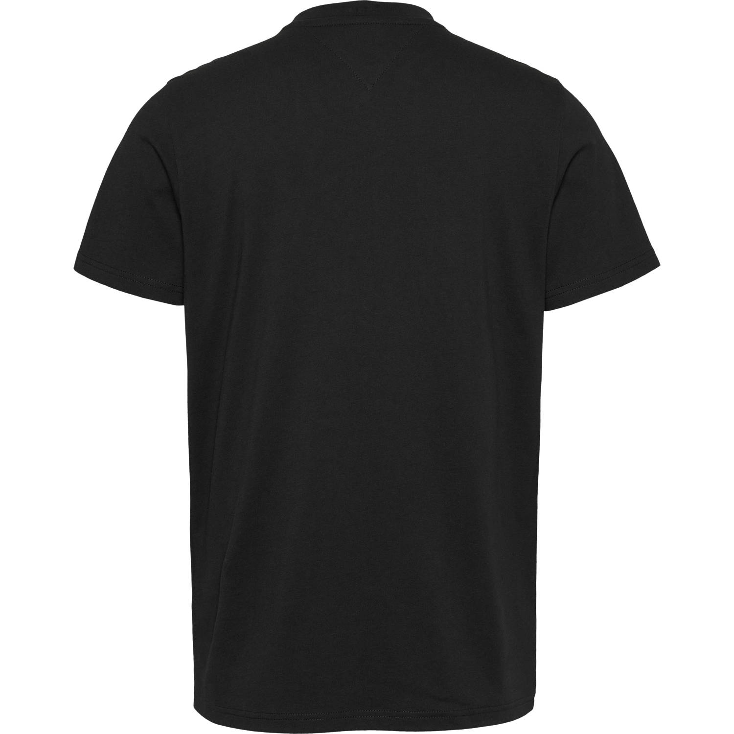 Tommy Jeans slim fit T-shirt ESSENTIAL FLAG zwart