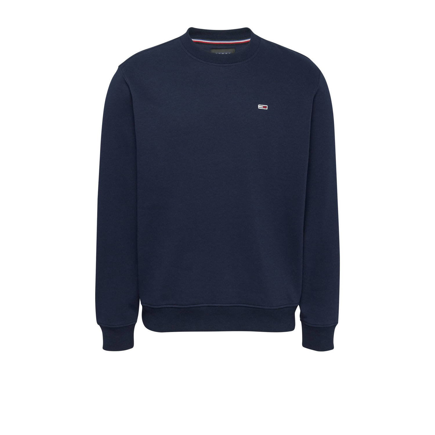 Tommy Hilfiger Flag Logo Sweatshirt Casual Comfortabel Stijlvol Blue Heren