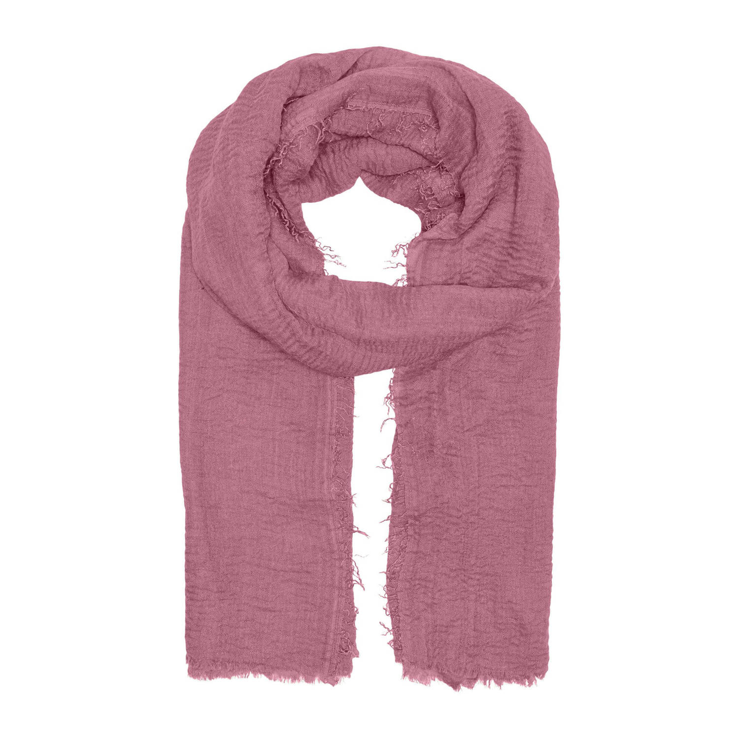 ONLY sjaal ONLFLUFFA roze