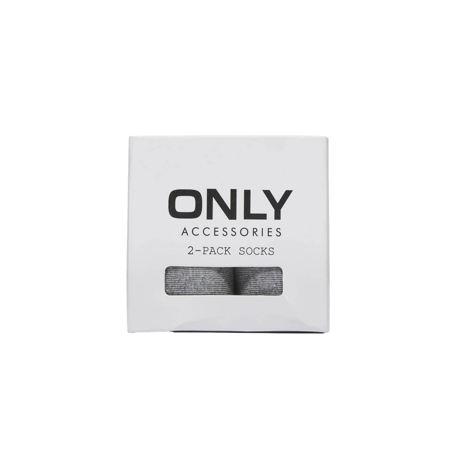 ONLY sokken ONLDIANA set van 2 grijs