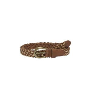 suede riem ONLFE cognac/goudkleurig