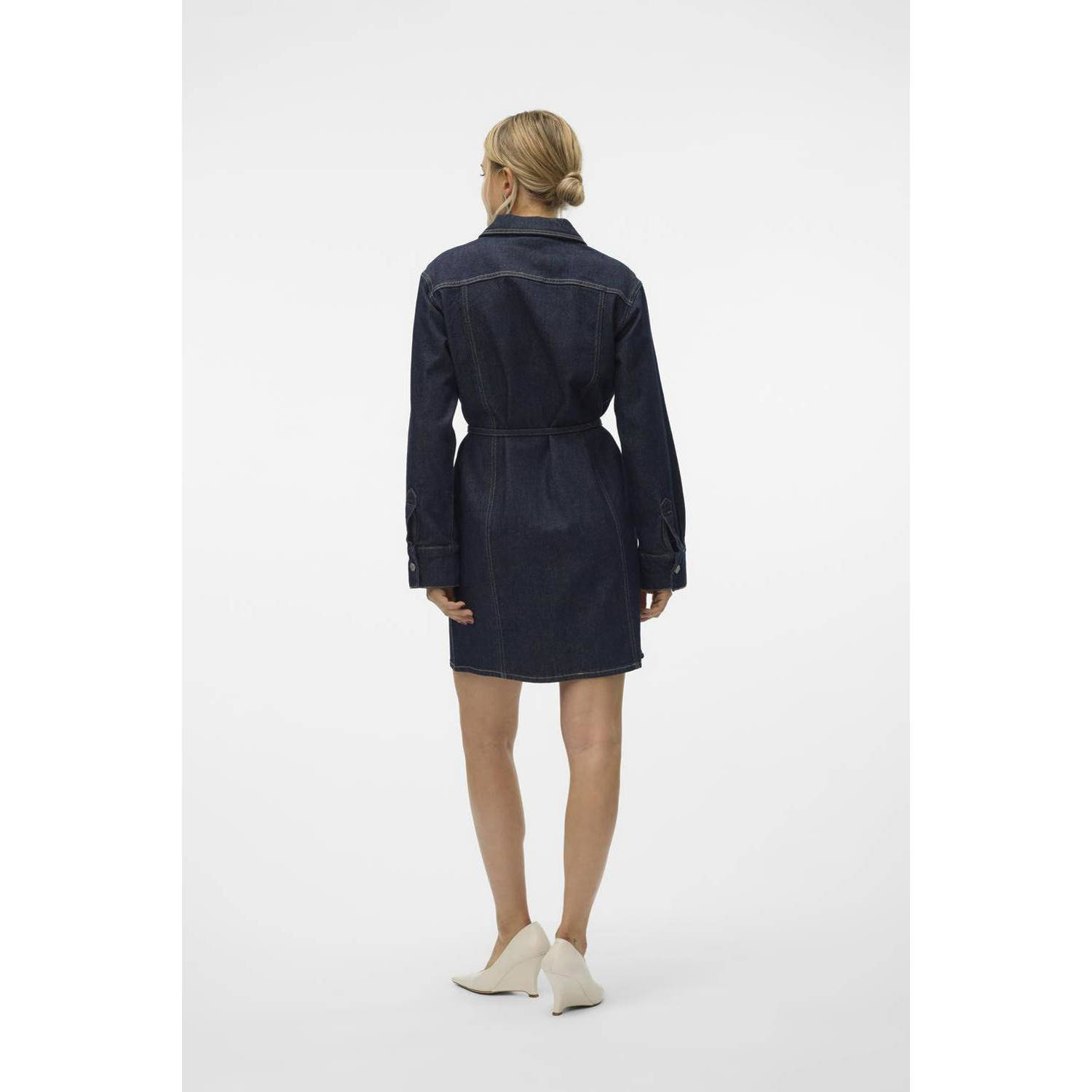 VERO MODA spijkerjurk VMODA dark blue denim
