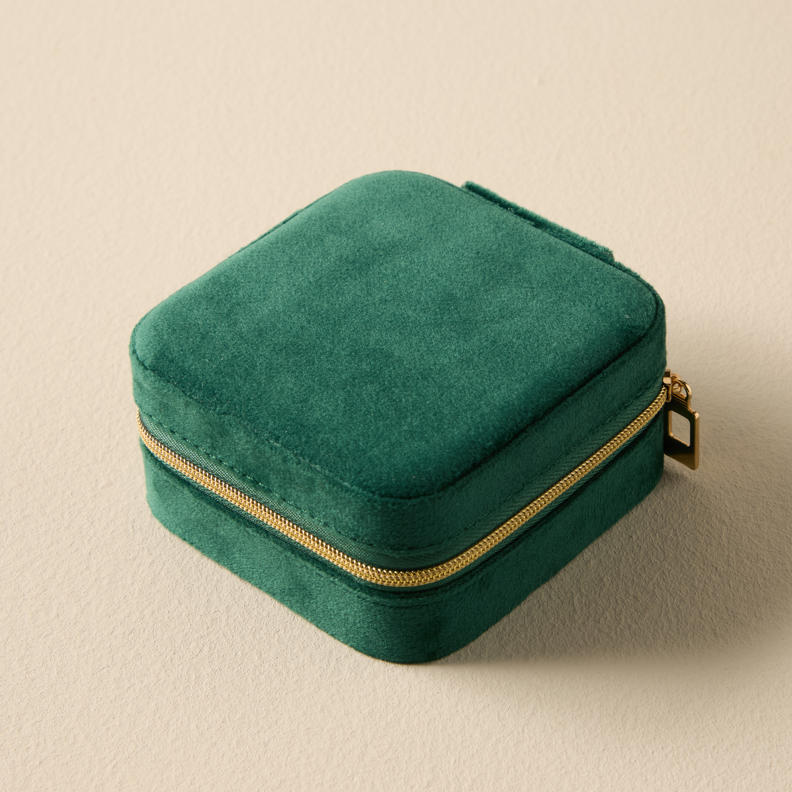 Velvet Sieradendoos Donkergroen – Luxe Veilige – Soulima