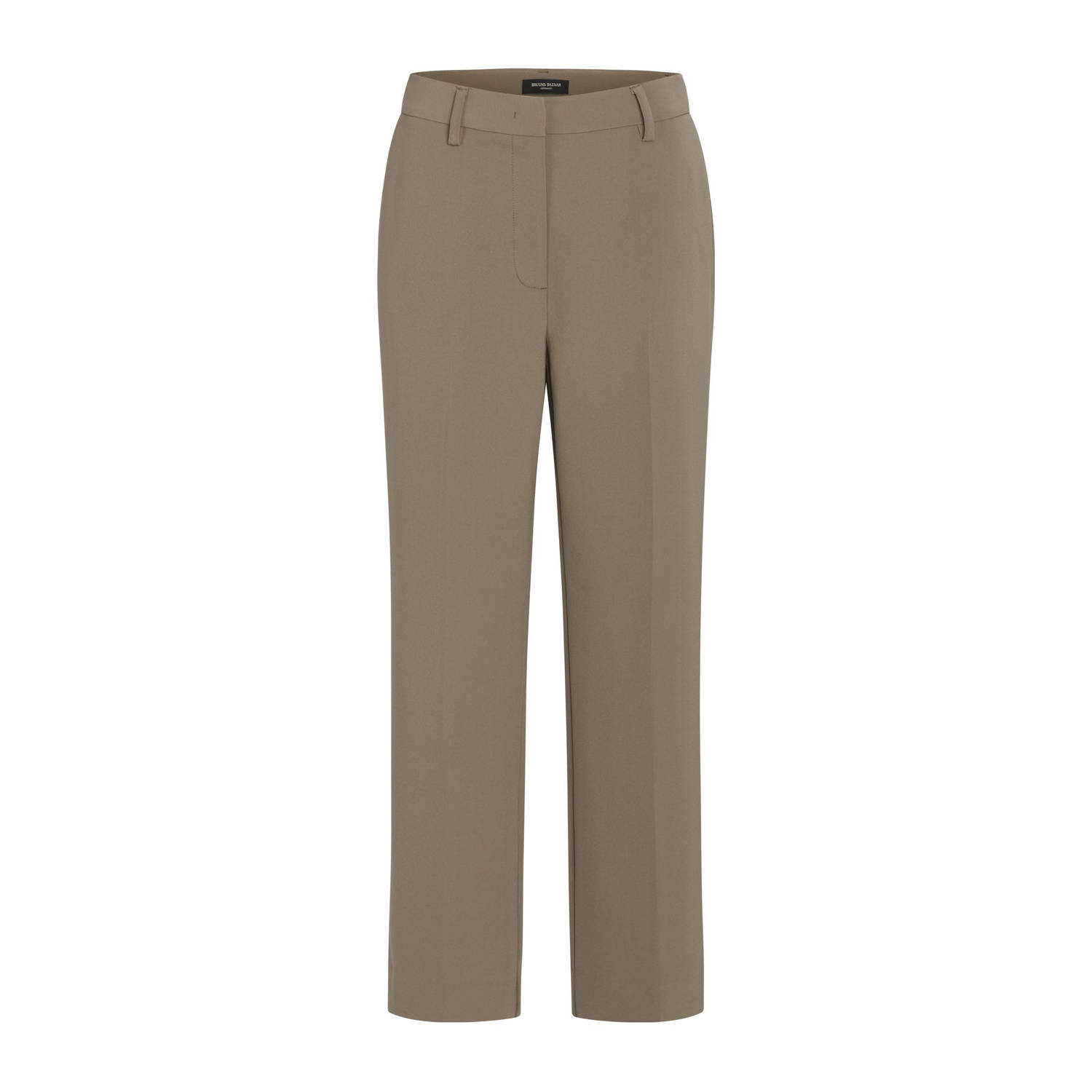 Bruuns Bazaar Klassieke Brassicabbeleza Broek in Shitake Brown Dames