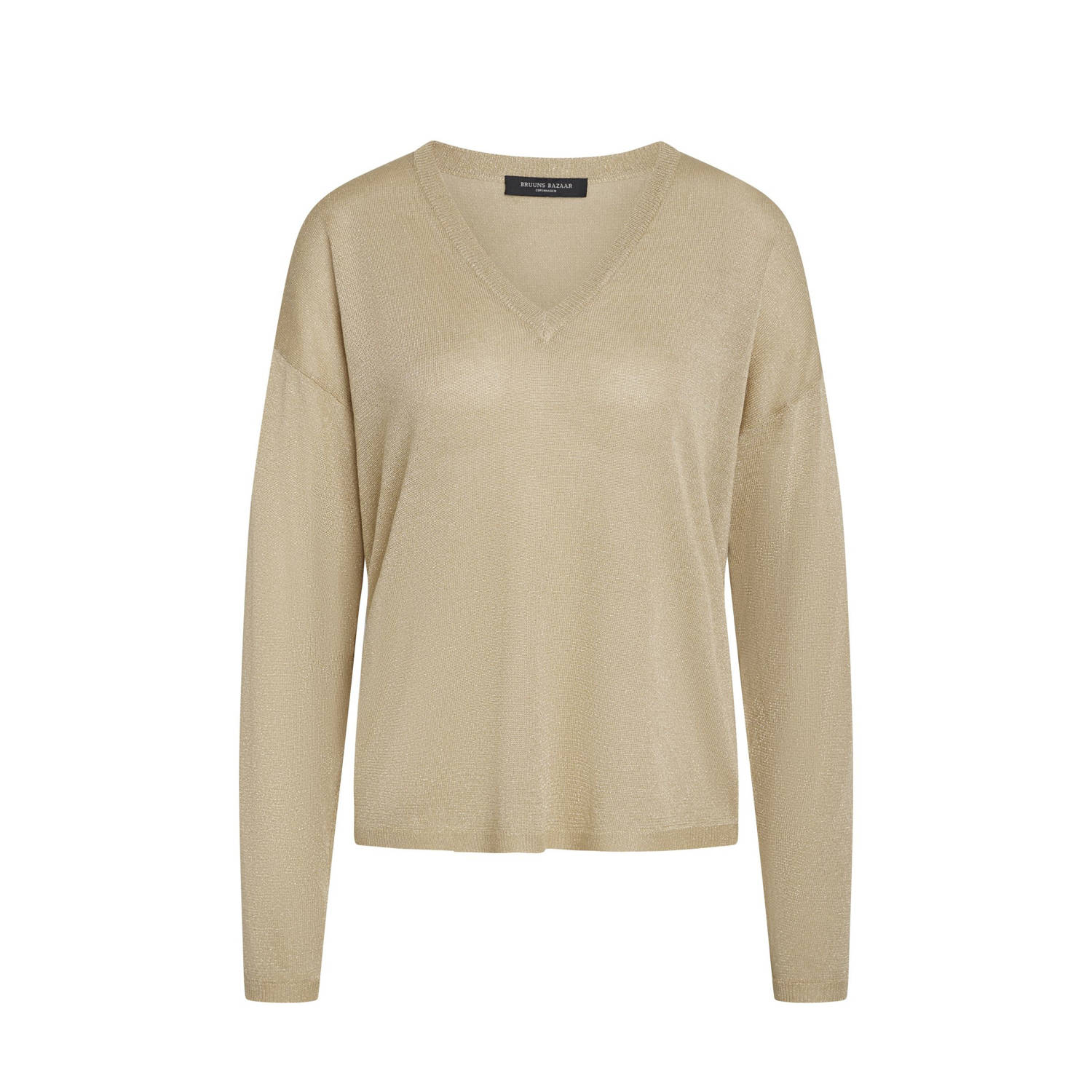 Bruuns Bazaar Anemonesbbmarlia Gebreide Trui Goud Yellow Dames