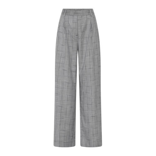 Bruuns Bazaar wide leg low waist pantalon grijs afbeelding