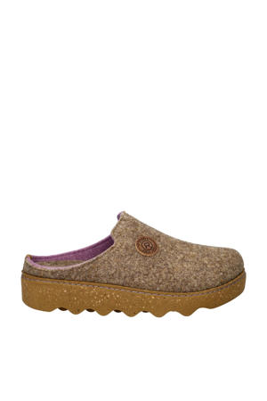 pantoffels taupe