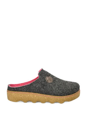 pantoffels antraciet