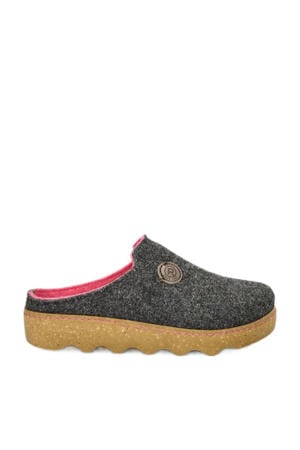pantoffels antraciet